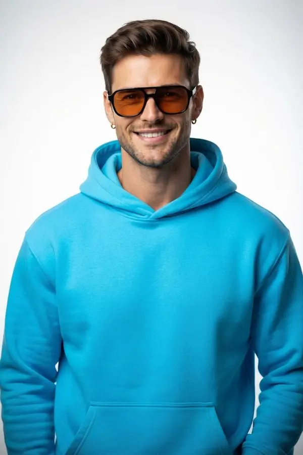 Stylish Man Fashion Editorial Studio Portrait