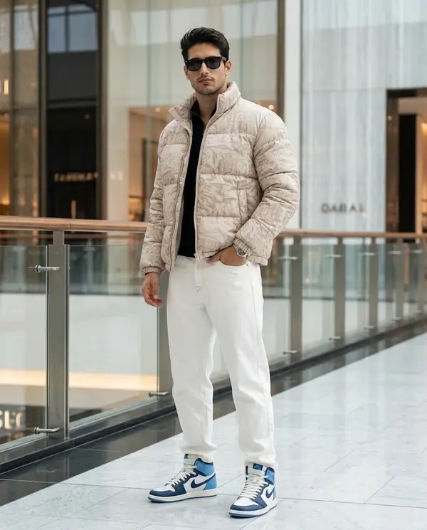 Luxury Streetwear Fashion Portrait Dubai Mall