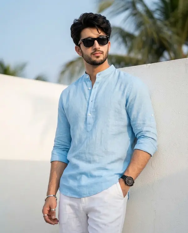 Stylish Man Fashion E-commerce Portrait Outdoor