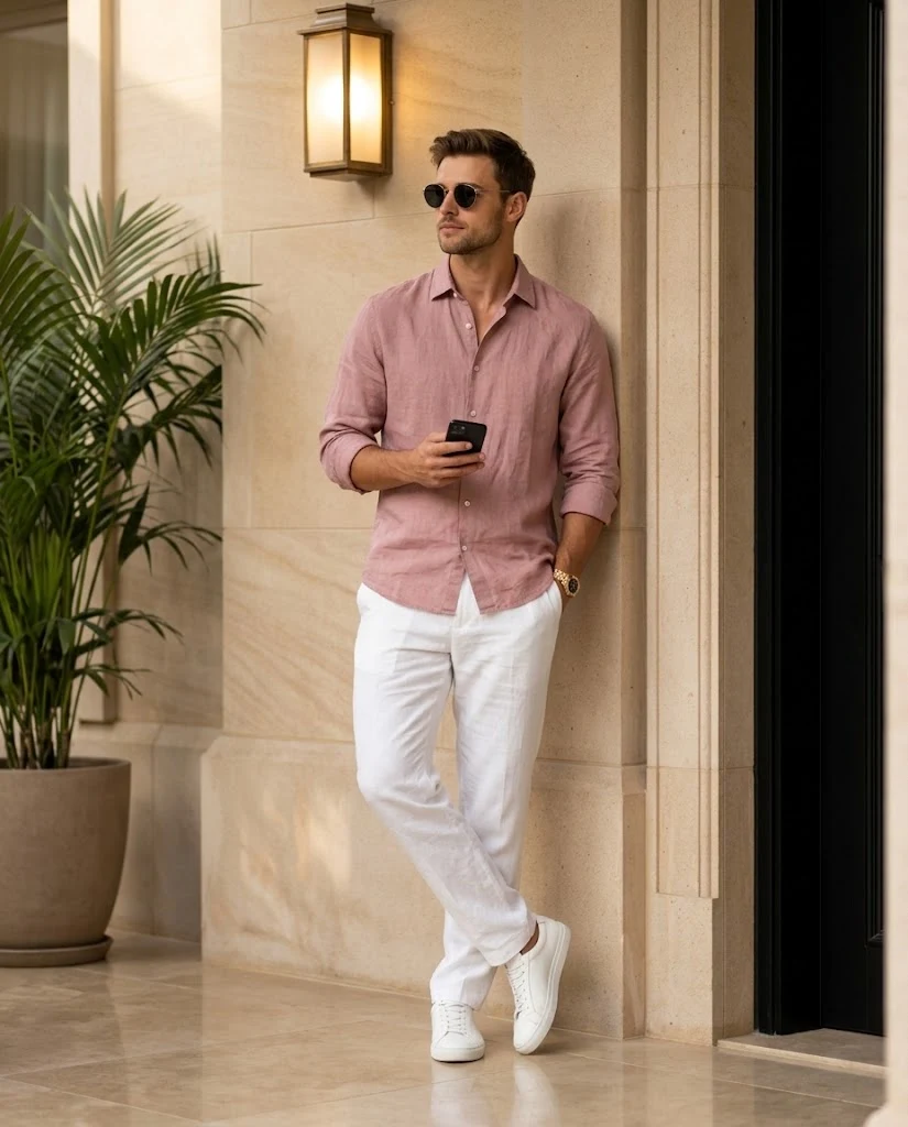 Stylish man luxury fashion editorial portrait image 1