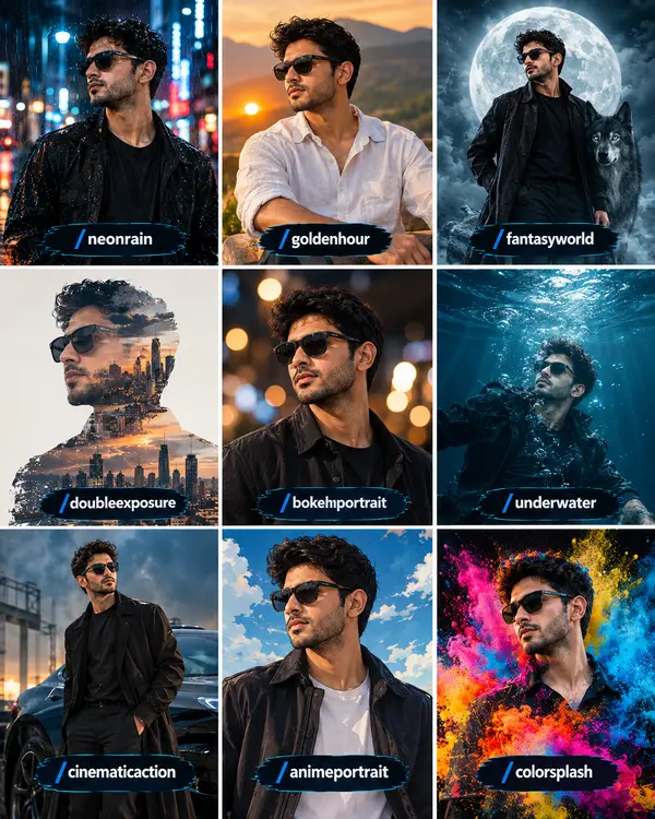 Experimental AI Portrait Prompt Code Collection