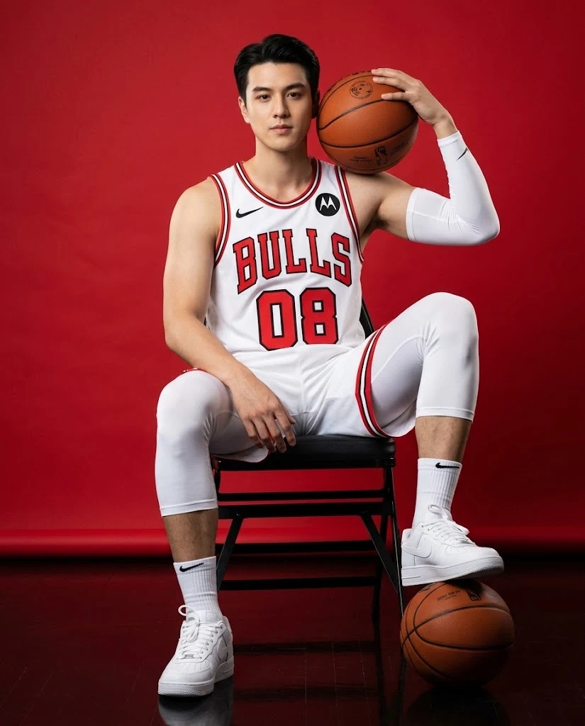 Professional basketball player commercial portrait image 1