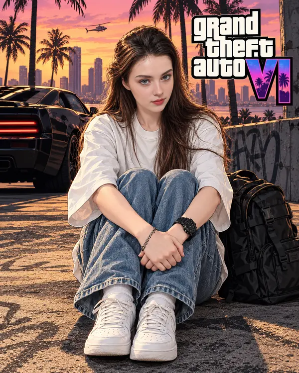 Urban Male Portrait GTA Stylized Realism