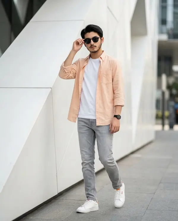 Urban street fashion portrait cinematic editorial