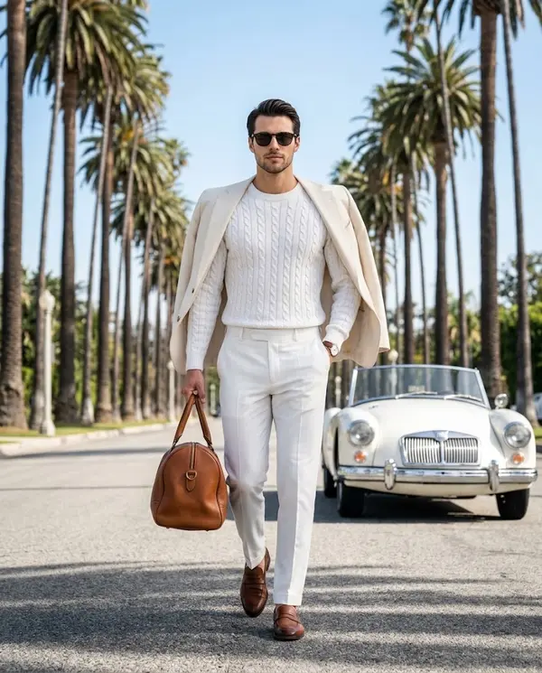 Luxury Fashion Editorial Young Man Boulevard
