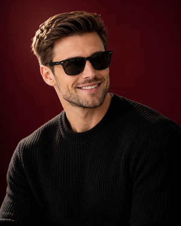 Luxury Editorial Male Portrait Studio