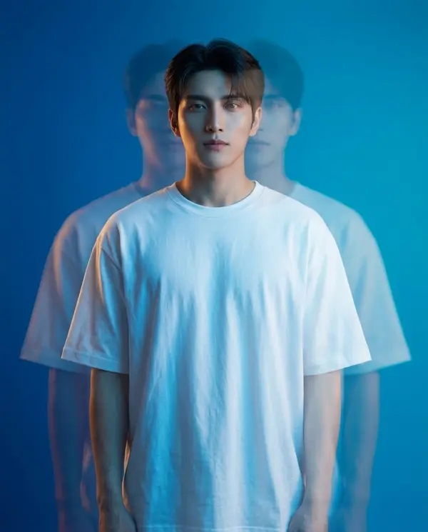 High Fashion Cinematic Portrait with Surreal Multi Exposure